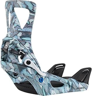 Burton Women's Step On Re:Flex Snowboard Bindings, Blue Butterflies, S