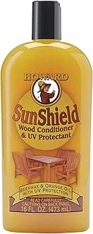 SWAX16 473ml or 16oz SunShield, Wooden Outdoor Patio Furniture Wax with UV Protection
