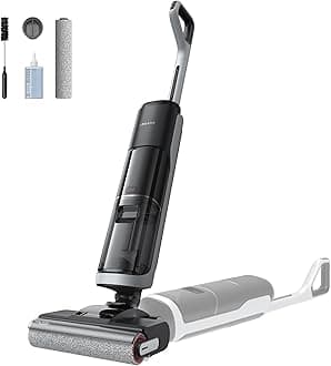 H14 Cordless Vacuum Mop, 180° Lie-Flat Wet Dry Vacuum cleaner, 140°F Brush Washing, Fast Hot Air Drying in 5Mins, Smart Hard Floor Cleaner Machine with Powerful Suction, Great for Sticky Messes