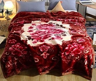 ELSTONE Home Supersoft Micromink Double Bed Blanket for Heavy Winters |650 GSM Supersoft, Double ply Blanket, Warm, & Lightweight | Double 200x220 cm Color#24