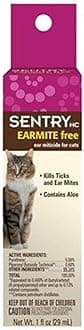 Hc Earmitefree Ear Miticide For Cats, 1 Oz