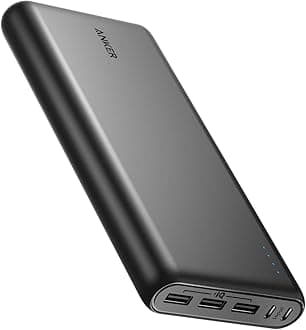 Power Bank, PowerCore 26800mAh Portable Charger with Dual Input Port and Double-Speed Recharging, 3 USB Ports External Battery for iPhone 16/15/14/13 Series, iPad, Galaxy, Android and More