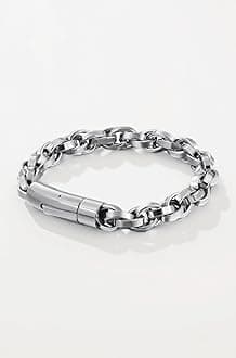 Pure Titanium Steel Bracelet Collection, Size 7 to 9 inch for Men & Boys
