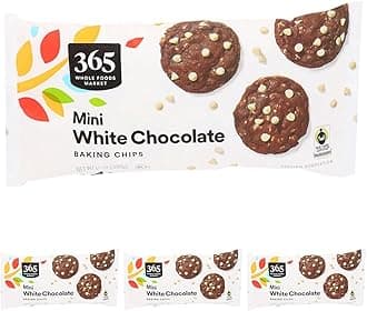 365 by Whole Foods Market, Chocolate Chips Mini White Chocolate, 12 Ounce (Pack of 4)