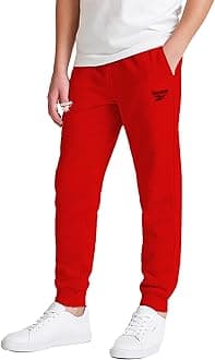 Reebok Boys Sweatpants - Soft Performance Fleece Boys Joggers Athletic Pants with Elastic Waist & Pockets (Sizes Run Small)