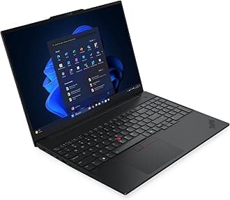 Lenovo (Upgraded) ThinkPad E16 Gen 3 Business Laptop, 16" WUXGA Display, Intel Core Ultra 7 255H, 16GB DDR5 RAM, 512GB SSD, Intel Arc Graphics, English (UK) Backlit Keyboard, Black