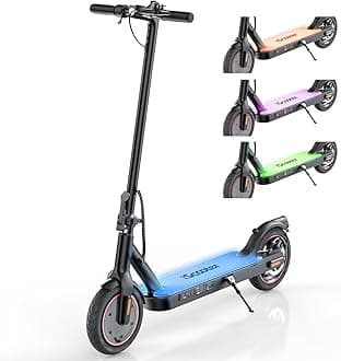 iScooter Electric Scooter Adults & Big Kids, 23/18/12 Miles Long Range,22/19/18 Mph Top Speed, Commuting Electric Scooter with Cruise Control, Double Braking Systems Escooter for Adults and Teens