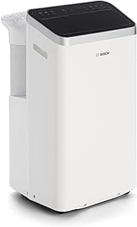 Bosch Cool 4000 Portable AC - 3-in-1: Air Conditioner, Dehumidifier, Fan - 2.6 kW for Rooms of up to 35m² - With Auto Mode, Silent Mode & Sleep Mode