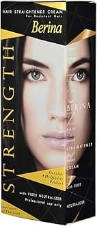 Hair Straightener Cream - Protects from Damage, Smoothes and Detangles Effortlessly for Longer-Lasting Straight Hair (60gm Pack of 1)