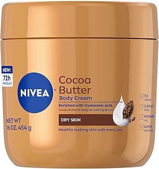 Cocoa Butter Body Cream - 48 Hour Moisture For Dry Skin To Very Dry Skin - 15.5 oz. Jar