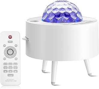 Moredig Galaxy Projector Night Light with Stars, Remote Star Projector Light with Bluetooth White Noise Machine, 15 Colors Light Projector Christmas Gifts for Kids Teen Girls Boy (Minimalist)
