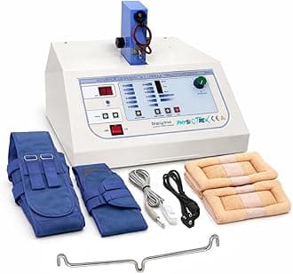 Professional Digital Traction Machine for Cervical & Lumbar Therapy | Heavy Duty Physiotherapy Equipment for Home & Clinic | Solid State Decompression Unit with Digital Timer (1, Traction Machine)