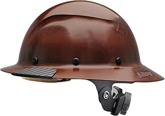 SAFETY Dax Fiber Resin Full Brim Safety Helmet/Hard Hat | 6 Point Suspension for Comfort & Impact Protection