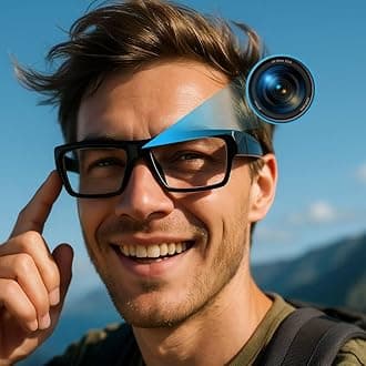 Kestrel 4K - 4K UltraHD Camera Video Recording Eye Glasses Covert Hidden Undetecable Cameta Glasses (256GB)