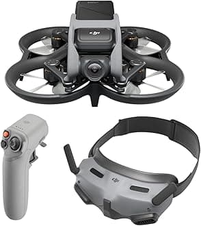 DJIAvata Pro-View Combo (DJI RC Motion 2) First-Person View Drone UAV Quadcopter with 4K Stabilized Video, 155° FOV, RC Motion 2 & Goggl, MOIAT Certified - UAE Version with Official Warranty Support