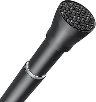 Tension Curtain Rod Black 1PCS Tension Rods for Windows 30 to 64 Inch Spring Curtain Rod Adjustable Tension Rod Tension Curtain Rod of Bathroom Window Curtain Rod Closet rod Kitchen rod Wardrobe