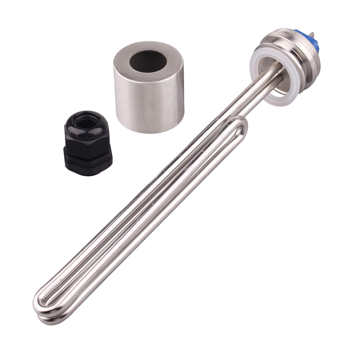 DERNORD 1.5" Inch (OD50.5mm) Tri-clamp Foldback Heating Element Stainless Steel Immersion Water Heater (240v 4500w)