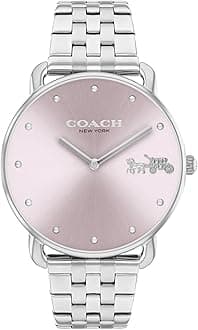 Coach Elliot Women's Watch | Sophisticated Elegance with Iconic Logo Detail | Premium Timepiece for Everyday Wear | Ideal Gift for Her | Water-Resistant | 36 mm