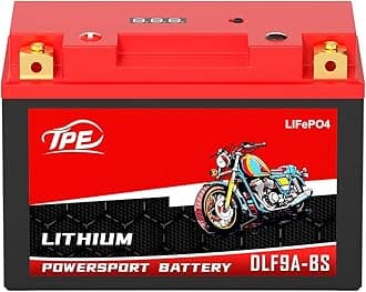 TPE Lithium Motorcycle Battery DLFP9A BS 12V 4Ah 400CCA LiFePO4 with Smart BMS - Lightweight High-Cranking Power for Motorcycles ATVs