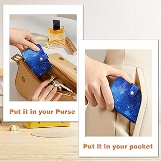 Fintie Mini Photo Album Book for 2x3 Inch Film - 52 Pockets Small Albums for Fujifilm Instax Mini/Polaroid Instant Camera Pictures, Kpop Photocard Holder Binder, Starry Sky