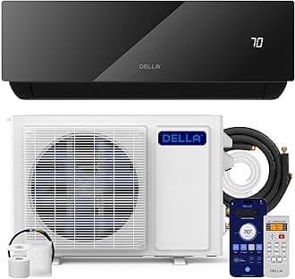 Umbra Series 18000 BTU Energy Saving Mini Split Work with Alexa 19 SEER2 Cools Up to 1000 Sq.Ft Split AC & 1.5 Ton Heat Pump Ductless Pre-Charged Inverter System
