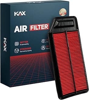 KAX Premium Engine Air Filter, CA9564 Replacement for Honda Accord 2003 2004 2005 2006 2007, Acura TSX 2004-2008, High Performance & Advanced Engine Protection