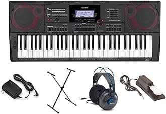 Casio CT-X5000 Premium Keyboard Pack with Stand, AC Adapter and Headphones