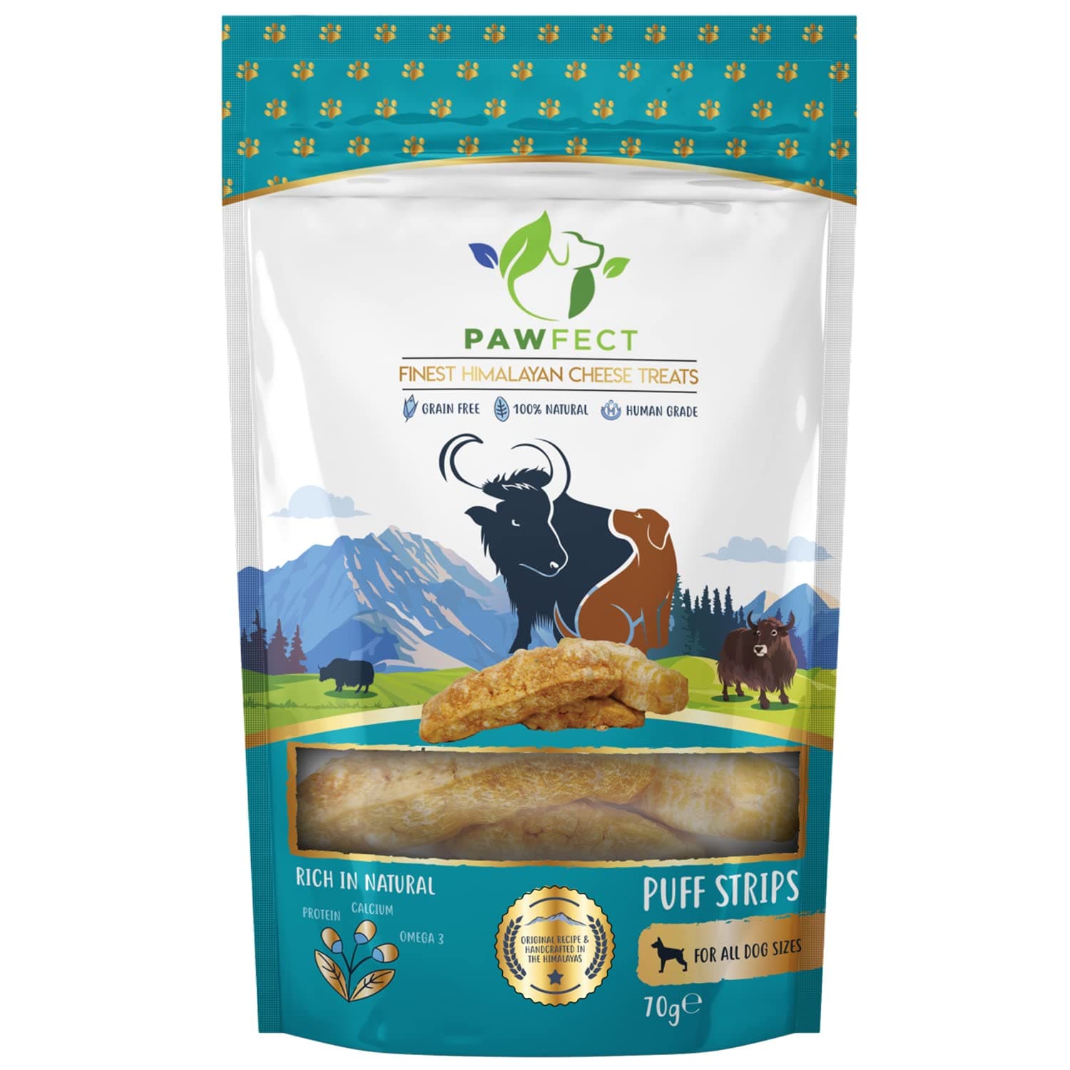 Himalayan Cheese Chew Puff Strips 70g