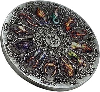 Commemorative Coin Colourful Collectible Coin Unique Souvenir Coin for Collect and Home Decoration