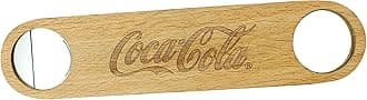 Coca-Cola Wood & Metal Flat Bottle Opener, Metallic (CC394)