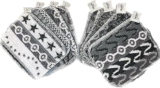 Skoy Scrub, 8-Pack Reusable, Non-Scratching Dish Scrubber for Kitchen and Household Cleaning, Planet-Friendly, Dishwasher Safe Soft Scrub, Monochromatic Colors