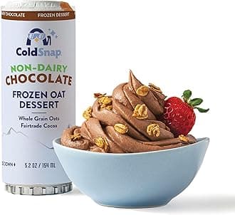 ColdSnap Chocolate Oat Non-Dairy Frozen Dessert Pods – Creamy, Plant-Based Si...