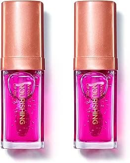 Nourishing Lip Oil Duo With Jojoba, Avocado & Coconut Oils. Plus, Vitamin E, SPF12, Locks in Moisture, Subtle Hint of Colour, Cruelty Free