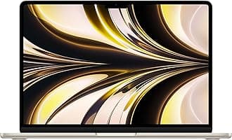 2022 MacBook Air Laptop with M2 chip: Built for Apple Intelligence, 13.6-inch Liquid Retina Display, 8GB RAM, 512GB SSD Storage, Backlit Keyboard, 1080p FaceTime HD Camera; Starlight