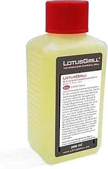 LotusGrill Lotus Grill Bioethanol Safety Fuel Paste for Barbecue, Transparent, 200 ml