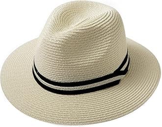 Comhats Panama Hat Sun Hat Straw Hat Fedora Hat Handmade Men for Men