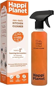 Kitchen Cleaner | India’s 1st Foaming Formulation for Less Scrubbing | 500ml | Suitable for Stoves, Chimneys, Counter Tops, Appliances, Walls & Cabinets | Non Toxic & Natural