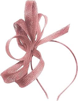CapriliteVegan Sinamay Fascinator Headband Wedding Hoop Ladies Day Ascot Races
