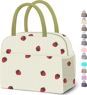 Lunch Bag Lunch Box for Women Men Reusable Insulated Lunch Tote Bag, Handbags Case High Capacity for Travel Work Picnic