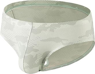 Summer CodeMens Bikini Briefs Bulge Pouch Underwear Breathable Stretch Micro Mesh Briefs Undies Low Rise Underpants