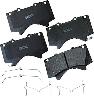Bendix Premium SBC1303 Ceramic Front Brake Pads for Lexus LX570 2011-2008, LX570 2021-2013, Toyota Land Cruiser 2011-2008, Land Cruiser 2021-2013, Sequoia 2022-2008, Tundra 2021-2007