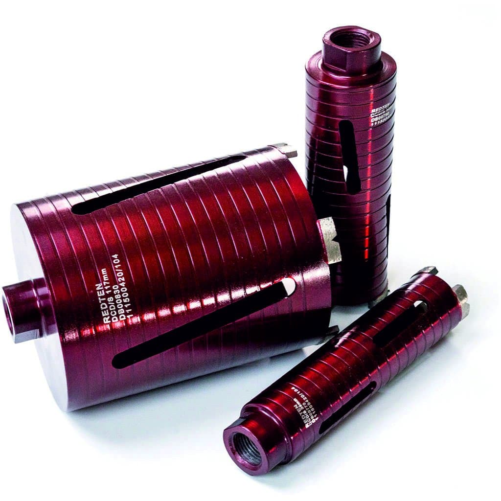 DART DB00770 Spiro Diamond Core Drill Bit, Red