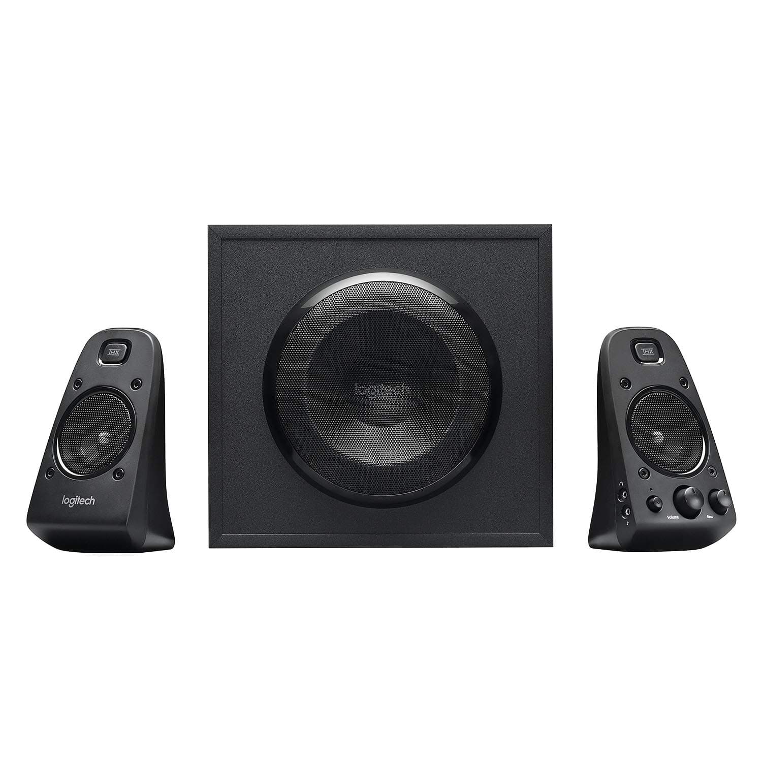 Logitech Z623 THX 2.1 Speaker System with Subwoofer, THX Certified Audio, 400 Watts Peak Power, Deep Bass, Multi Device, 3.5mm & RCA Inputs, Easy Controls, PC/PS4/Xbox/DVD Player/TV/Smartphone/Tablet