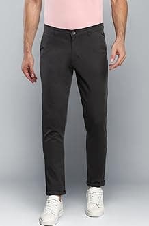 Dennis Lingo Men's Regular Fit Mid Rise Pants
