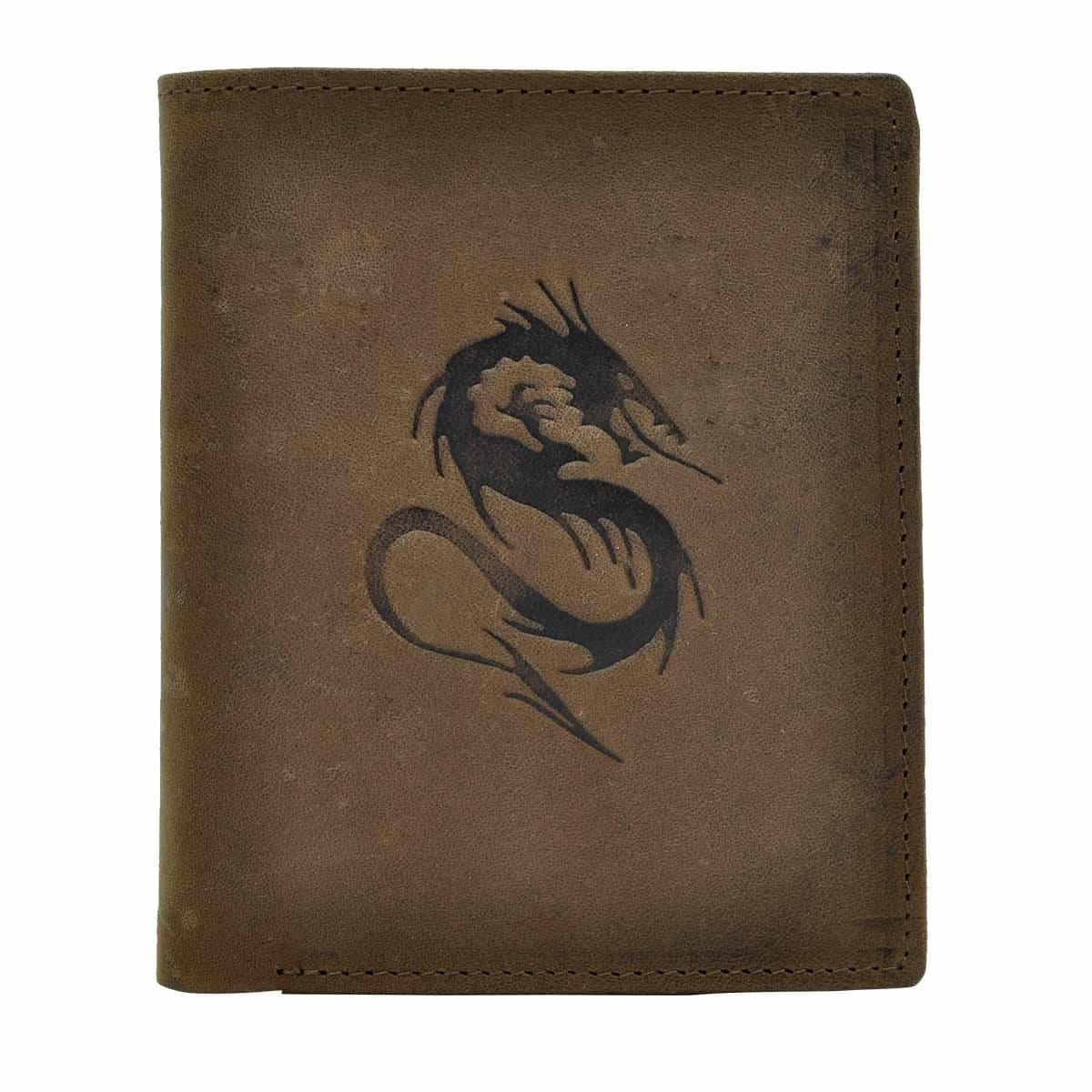 Hawai Men's Dragon Embossed Wallet