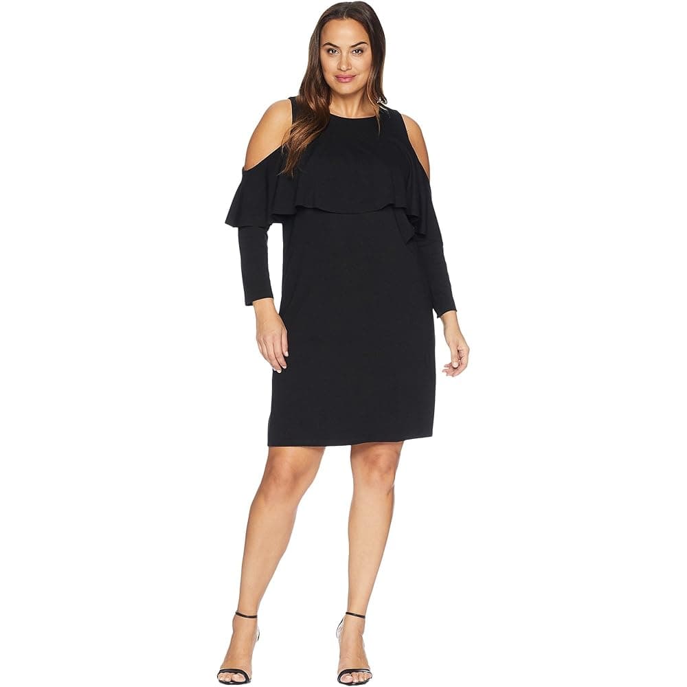 Plus Size Amy Cold Shoulder Dress