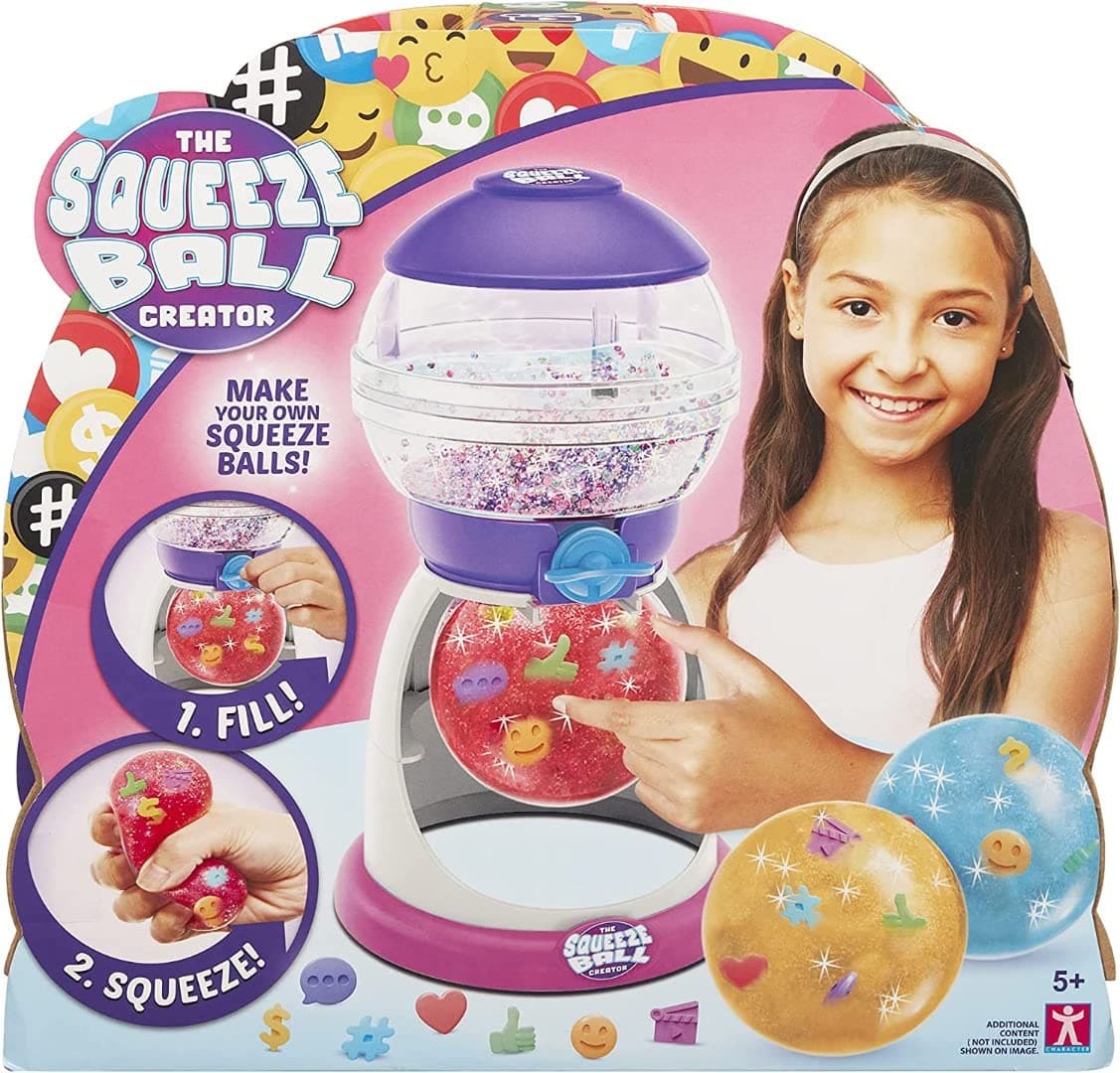 Character Options The Squeeze Ball Creator Creative Reusable Squeeze Ball Maker for Boys and Girls - Mix Fill and Squeeze Reusable Stress Ball Playset with Accessories