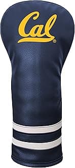 Team Golf NCAA Cal-Berkeley Vintage Fairway Headcover (Color) - Printed Team Golf NCAA Vintage Fairway Headcover (Printed), Fits All Fairway, Hybrid and Utility Clubs