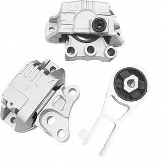 Yllhaoyuan Set of 3 Motor Mounts for 500X/Renegade/Compass/Ram Promaster City 2.4L (2015-2020) - Replaces 68363755AA,68363755AA, 68278029AA, 68258599AA - Fixes Vibration