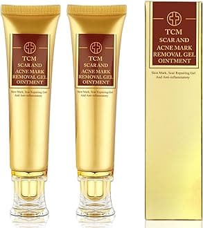 Scar Removal Gel, 2 pack Scar Cream Gel for Burns, Cuts, Stretch Marks, Acne Spots, Face and Body for Improved Appearance